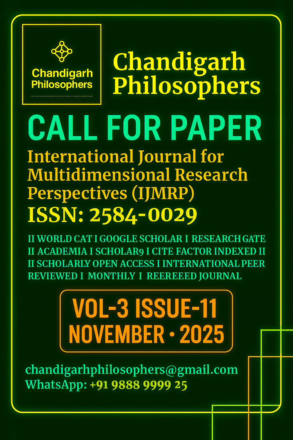 					View Vol. 3 No. 11 (2025)
				